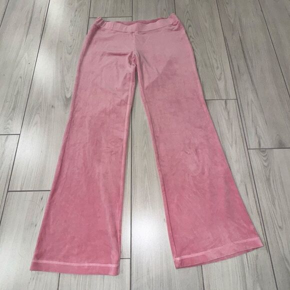 NWT JUICY COUTURE Velour OG Bling Tracksuit Hoodie & Pant Set Rose Pink Size Sma - Picture 7 of 11